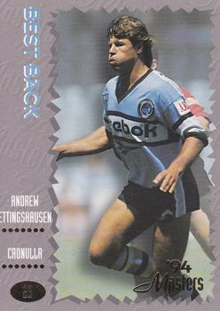 1994 Dynamic NSW Rugby League '94 Masters #23 Andrew Ettingshausen Front